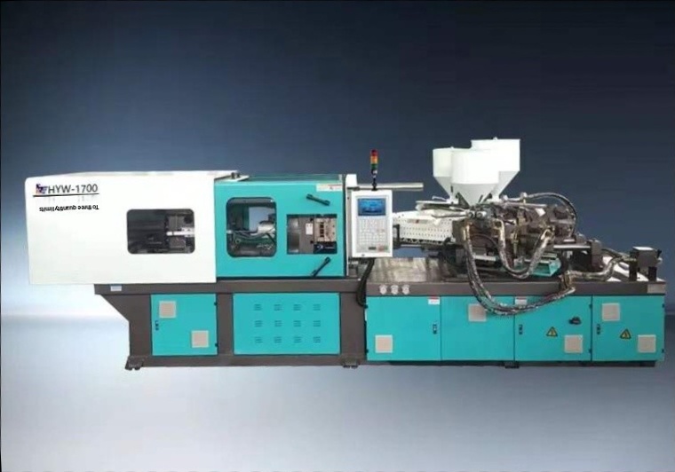 Mixed-color injection molding machine.