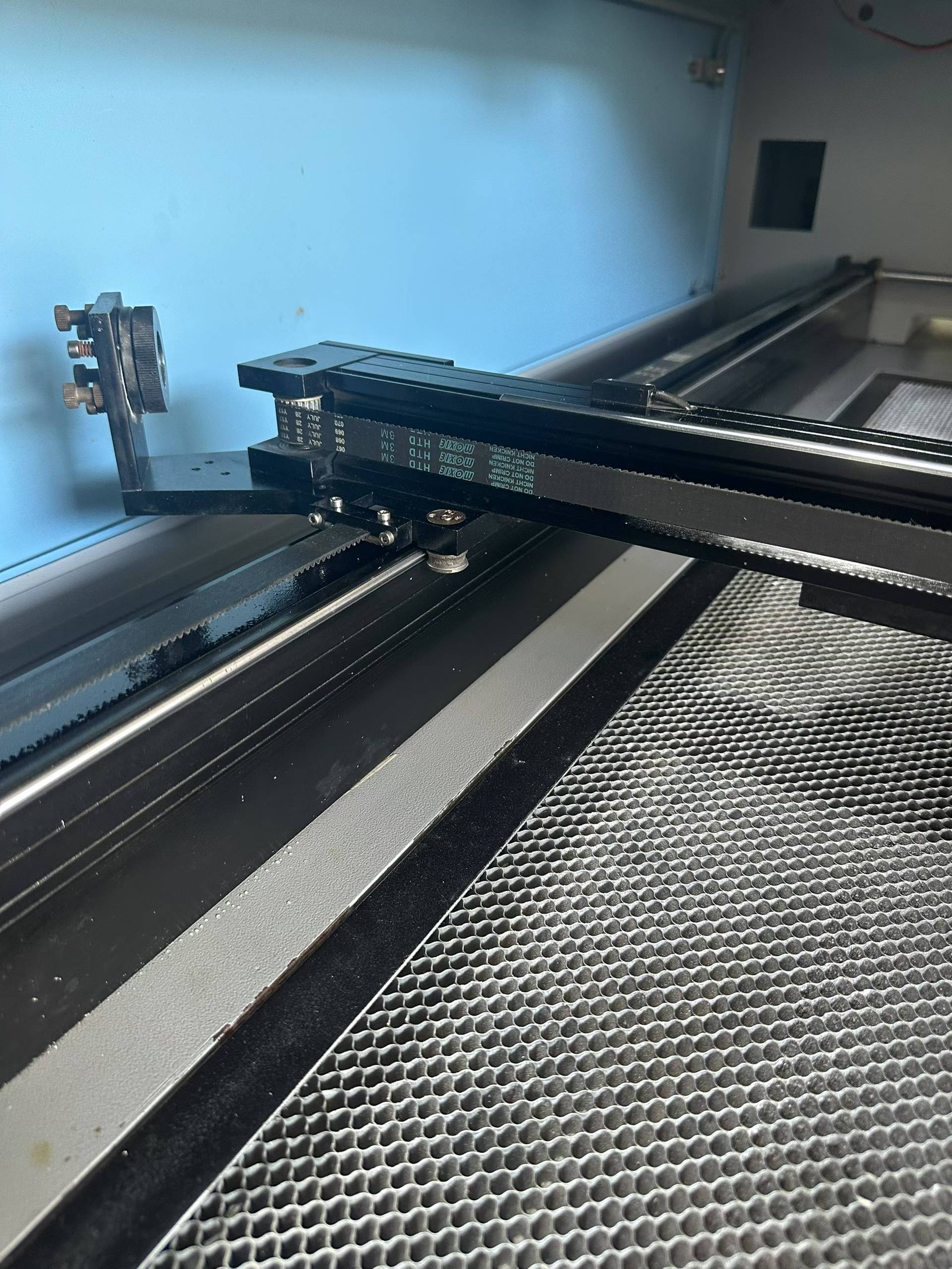 Laser cutting machine.