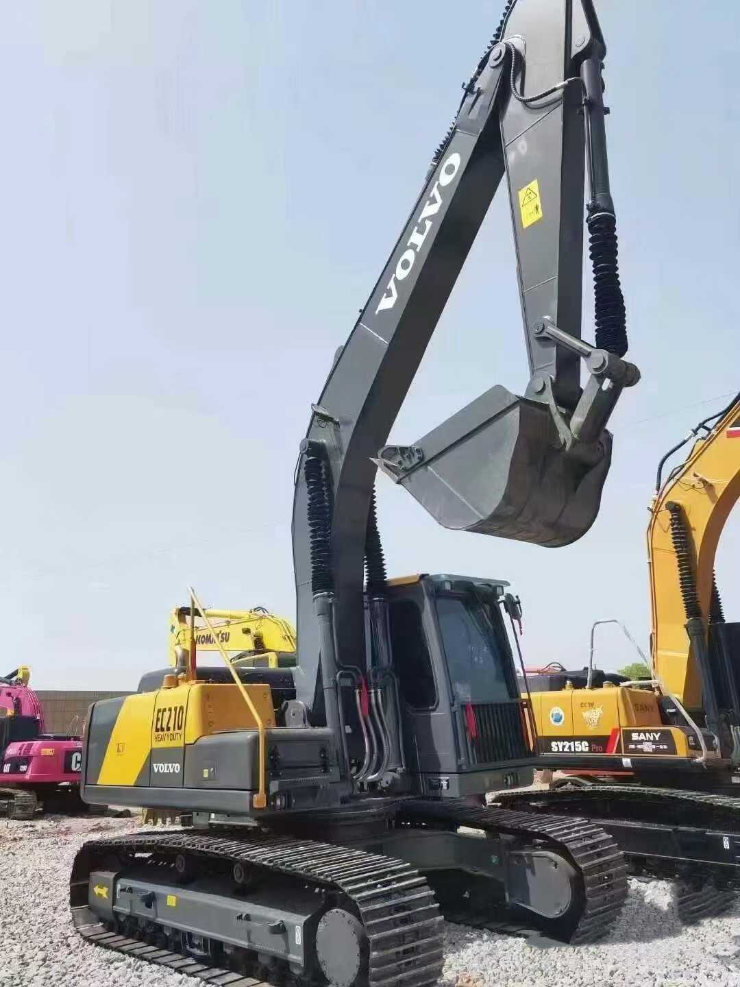 Volvo EC210 excavator.