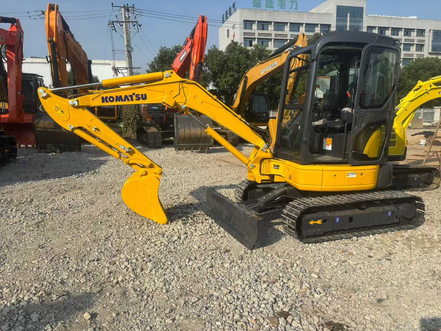 PC35 excavator.
