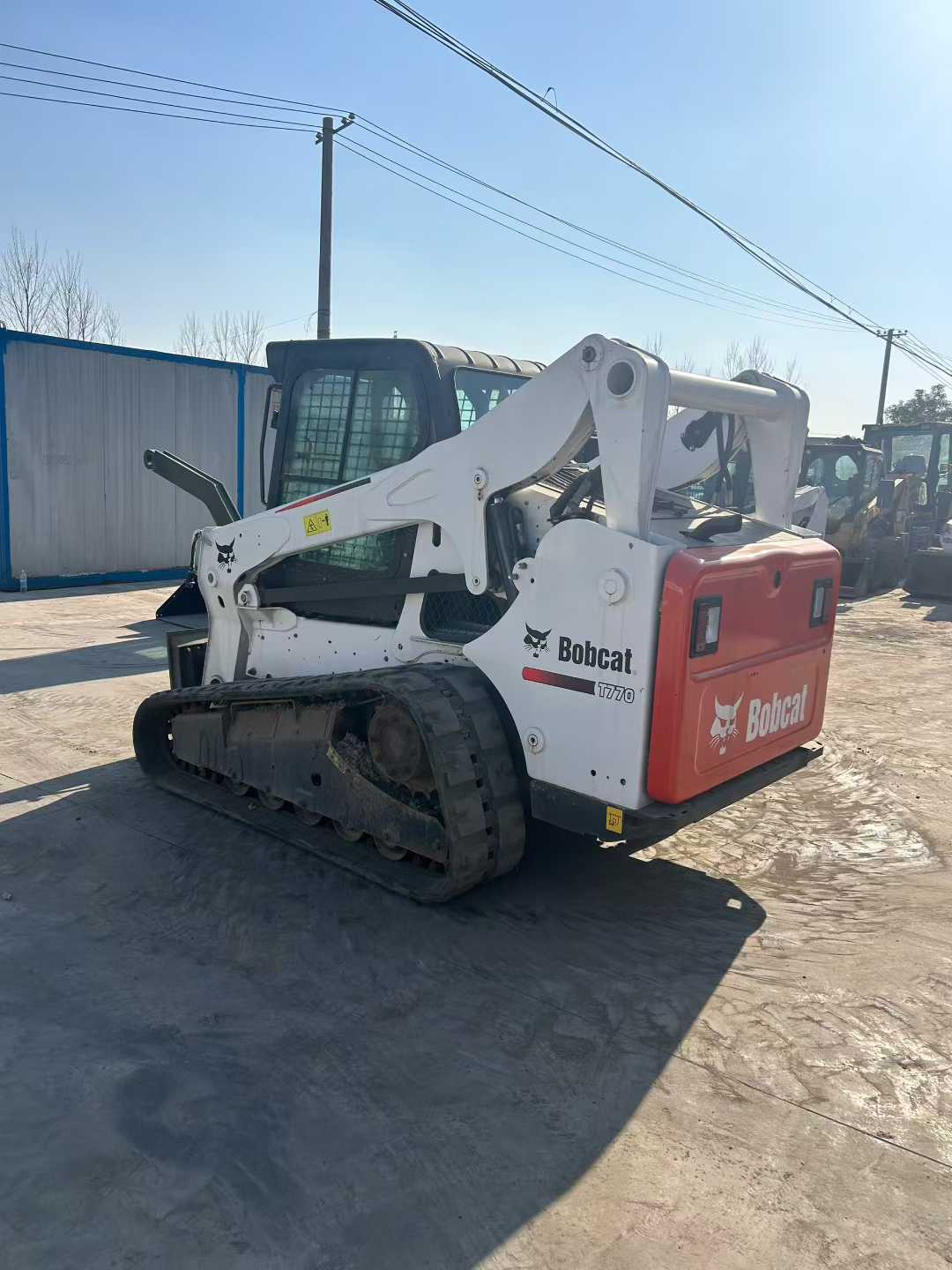 Lynx T770 tracked skid-steer loader.