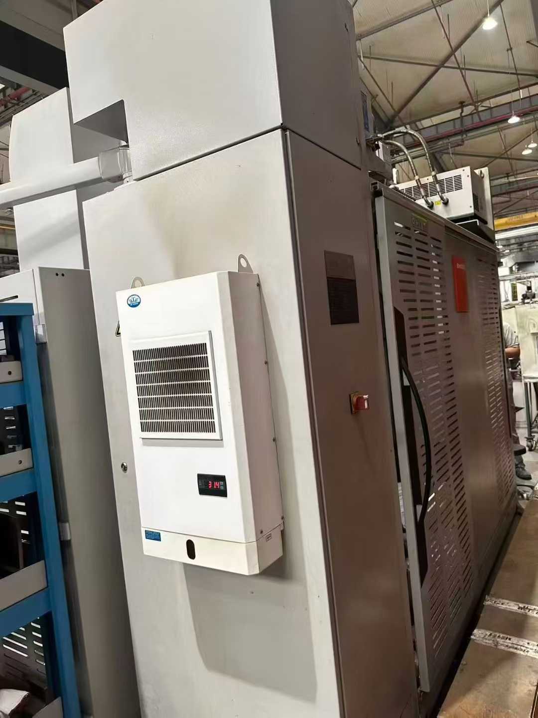 21-year-old Swiss Baumer imported bending machine, 160 tons/3100, 7+1 axis.