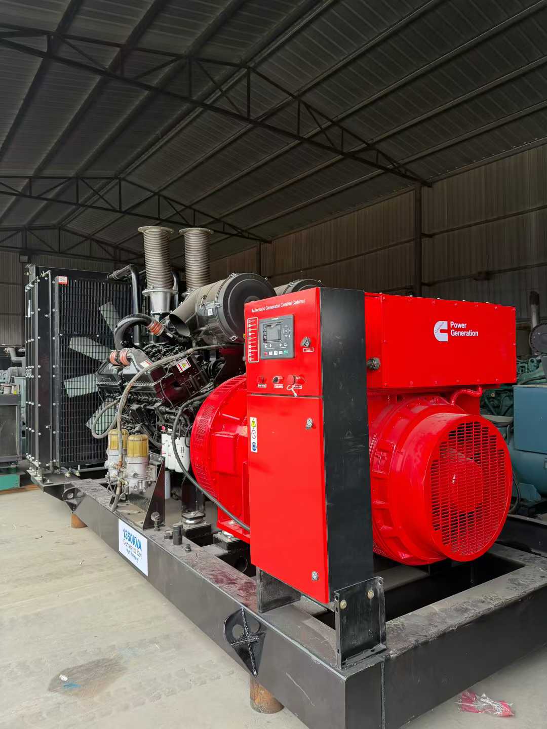 10KV Cummins 1350KVA, manufactured in 2023.