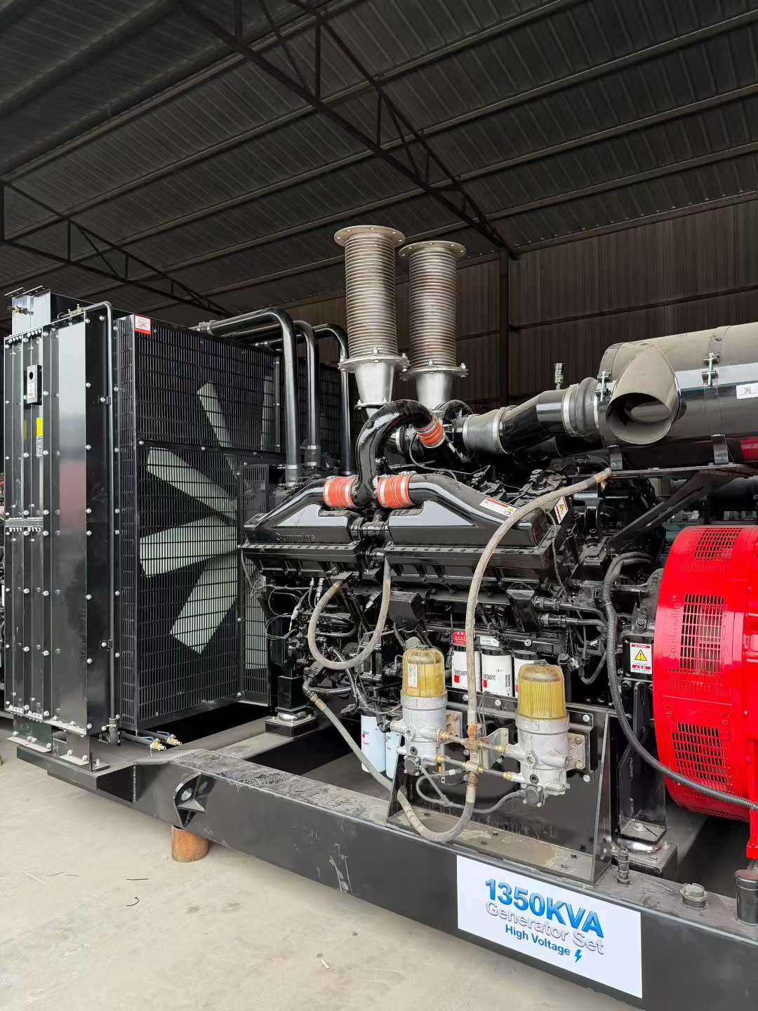 10KV Cummins 1350KVA, manufactured in 2023.