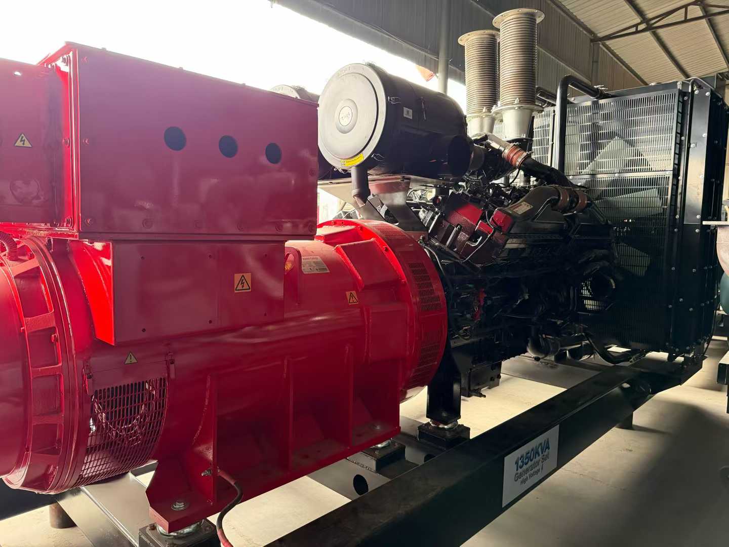 10KV Cummins 1350KVA, manufactured in 2023.