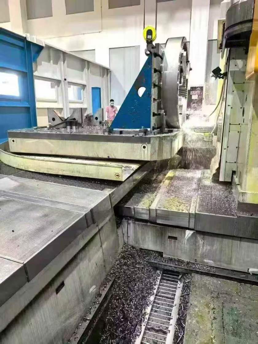 CNC table-top boring and milling machine.