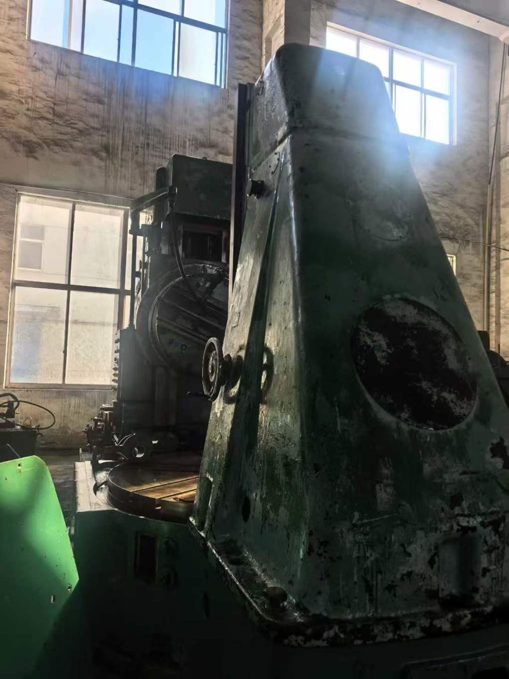 Russian 2-meter gear rolling machine.