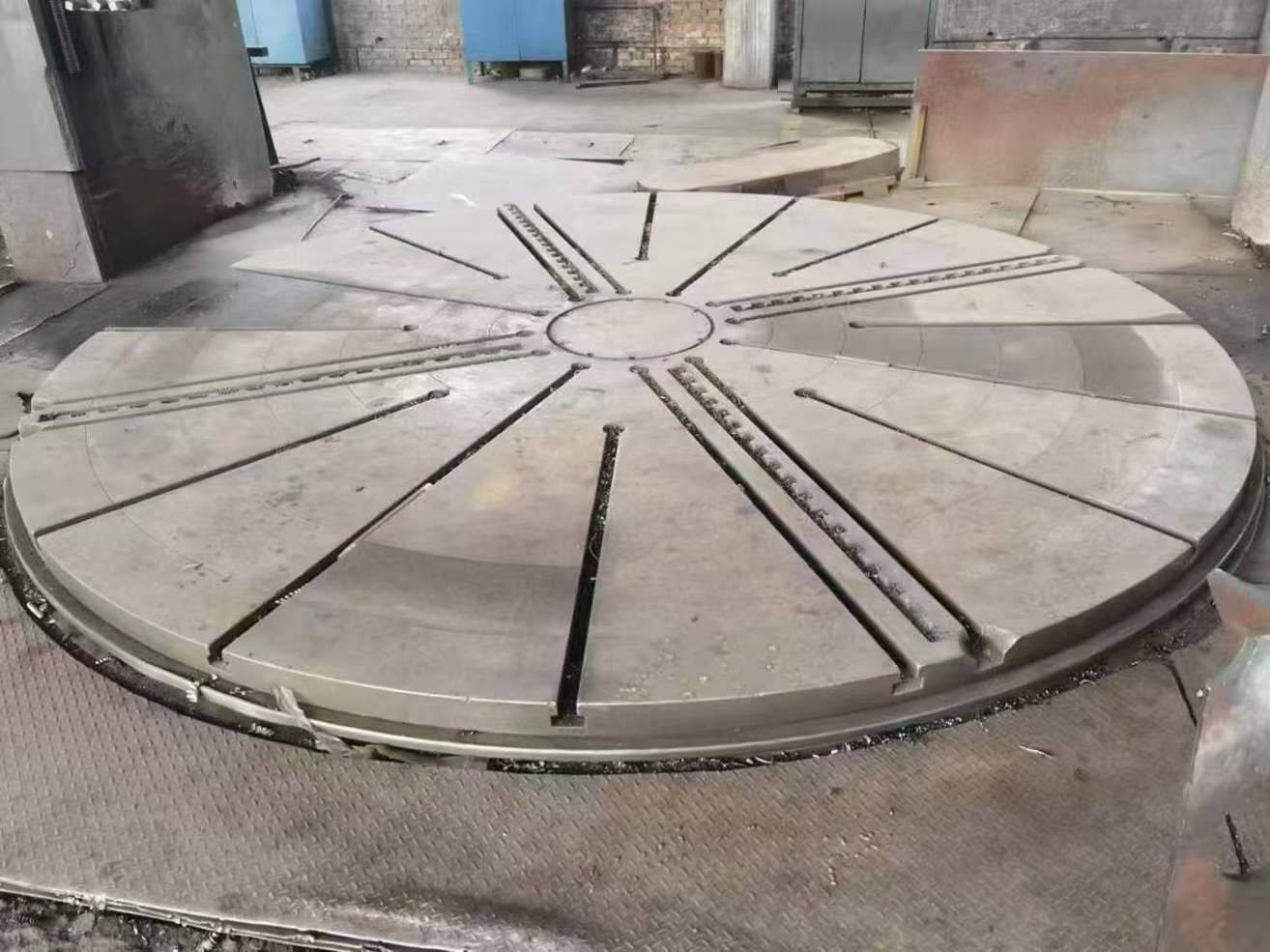 5-meter vertical mill.