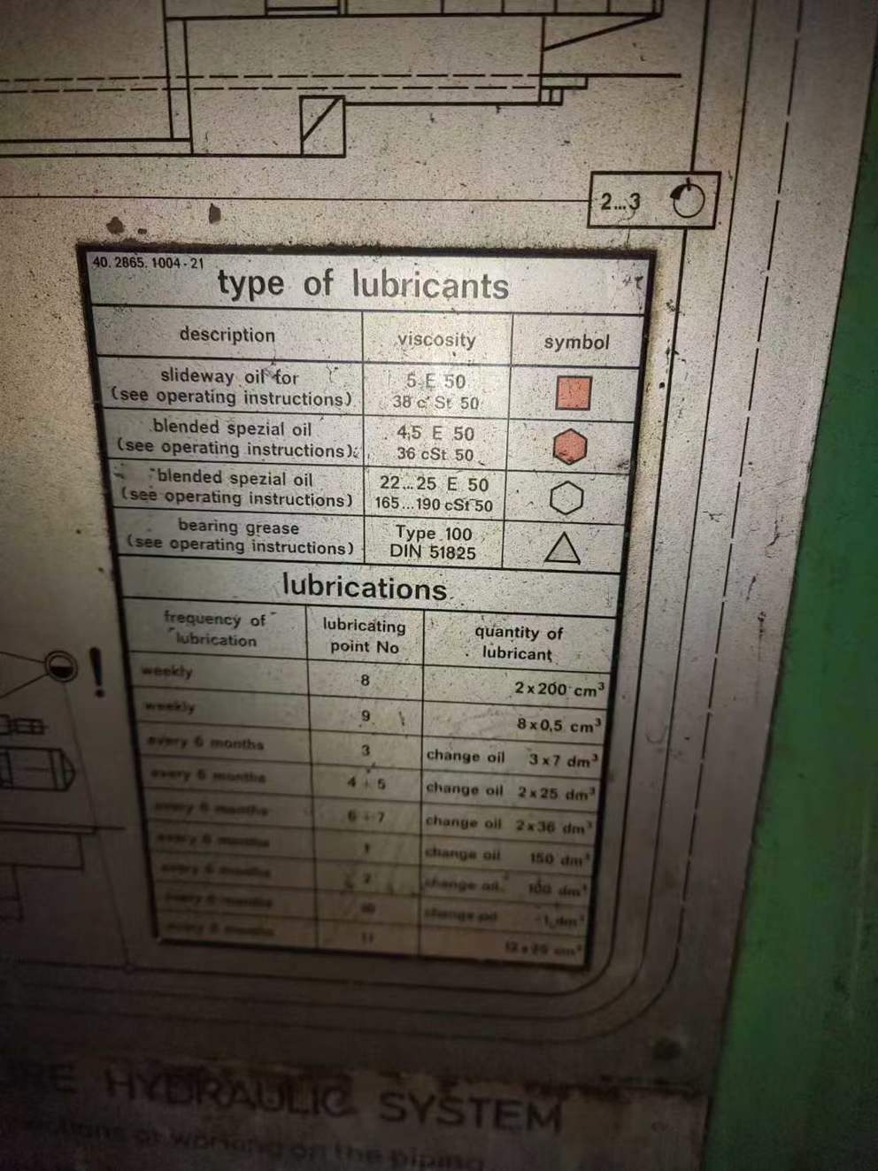 German 2m x 4m gantry milling machine.