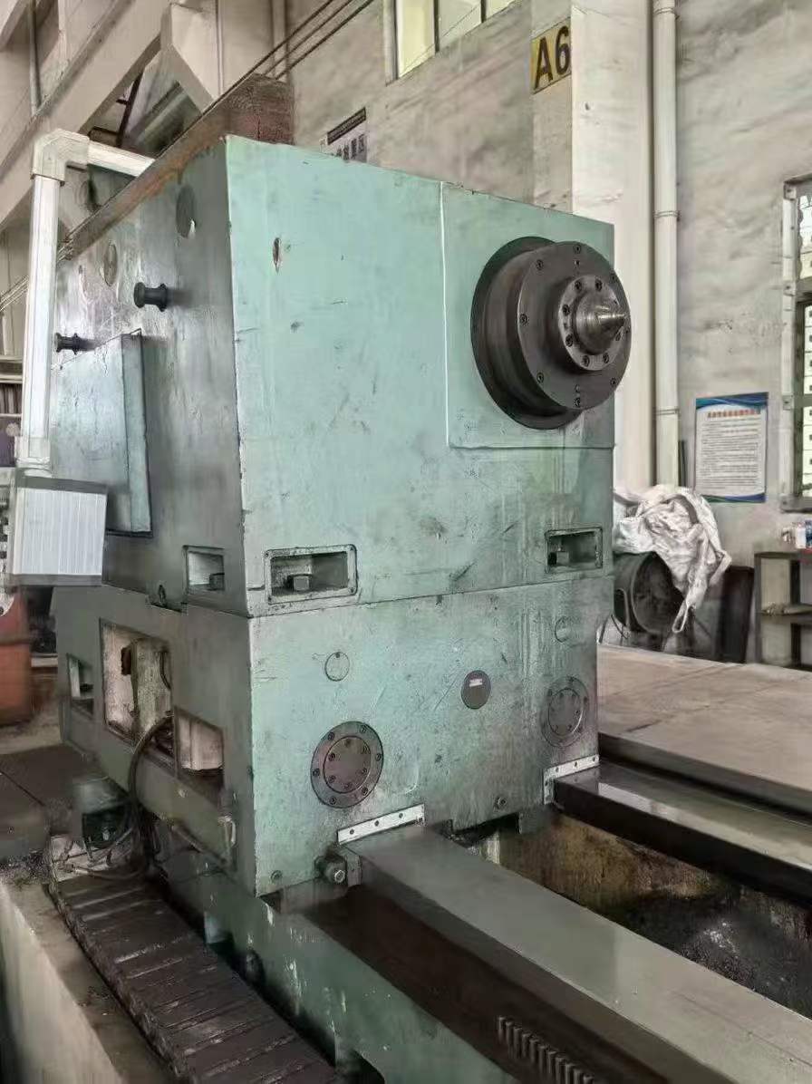 A 2-meter x 14-meter CNC horizontal lathe.