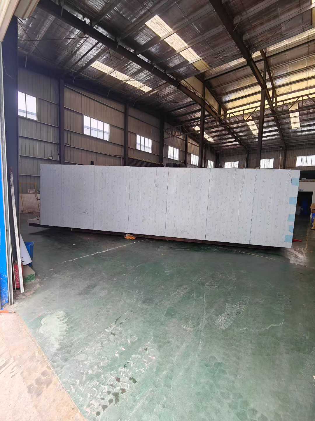 Brand new 20 cubic meter ethylene oxide sterilization cabinet.