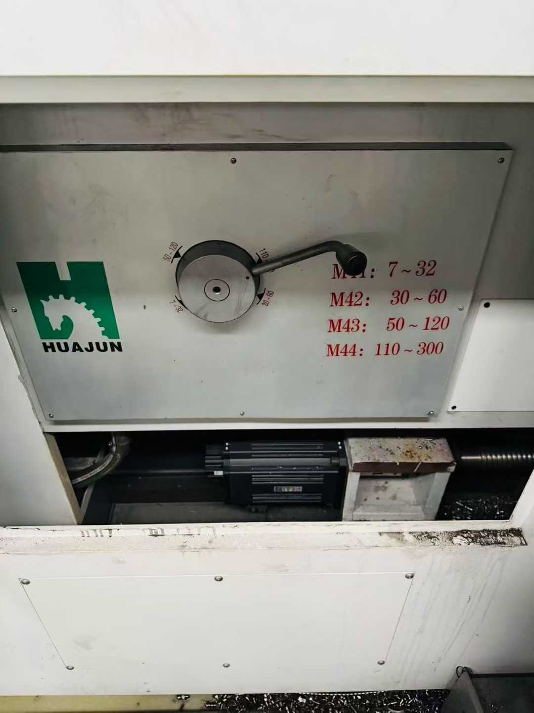 High-speed CNC lathe.