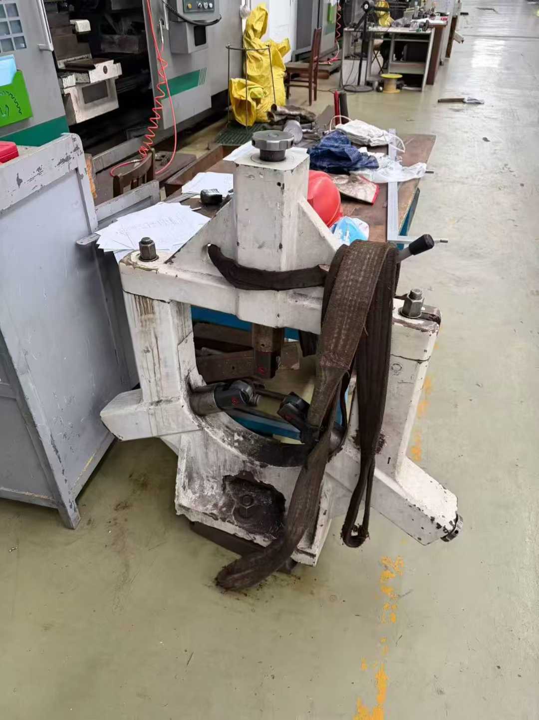 High-speed CNC lathe.