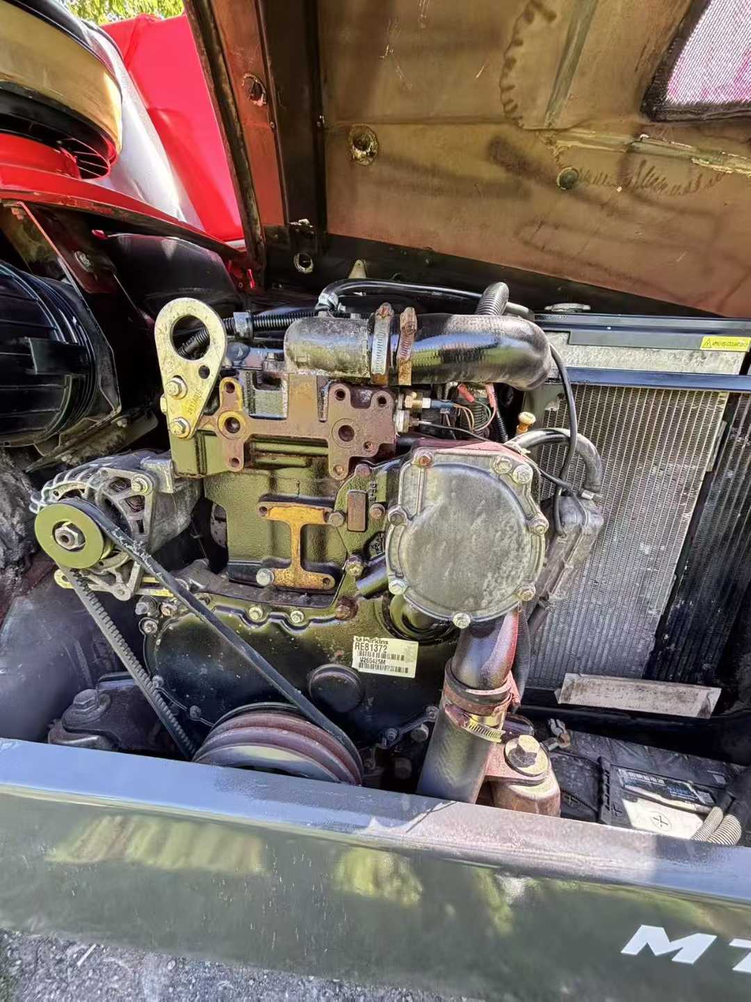 Manitou Long 12m Forklift with 3.5 ton capacity, telescopic wall fork.