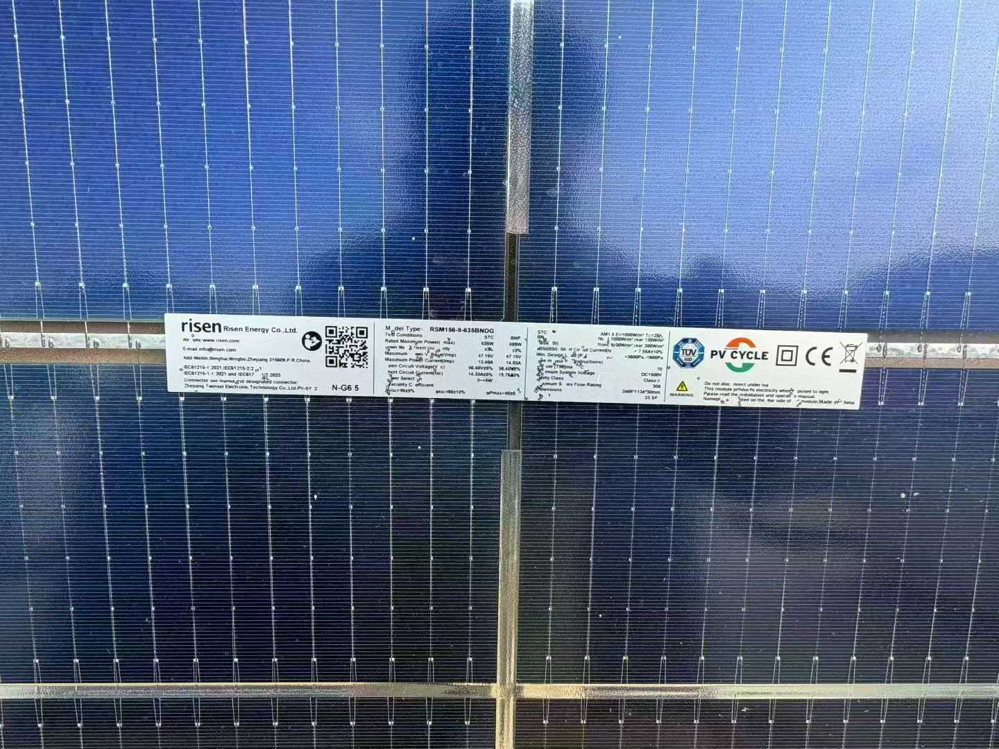Solar panels.