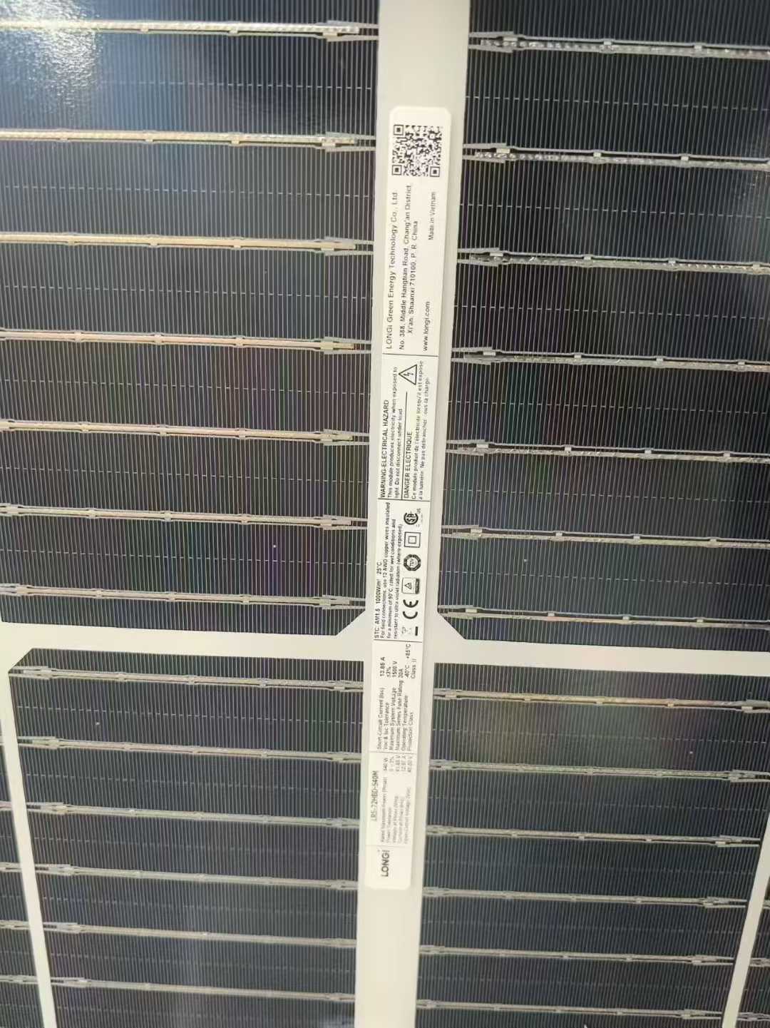 Solar panels.