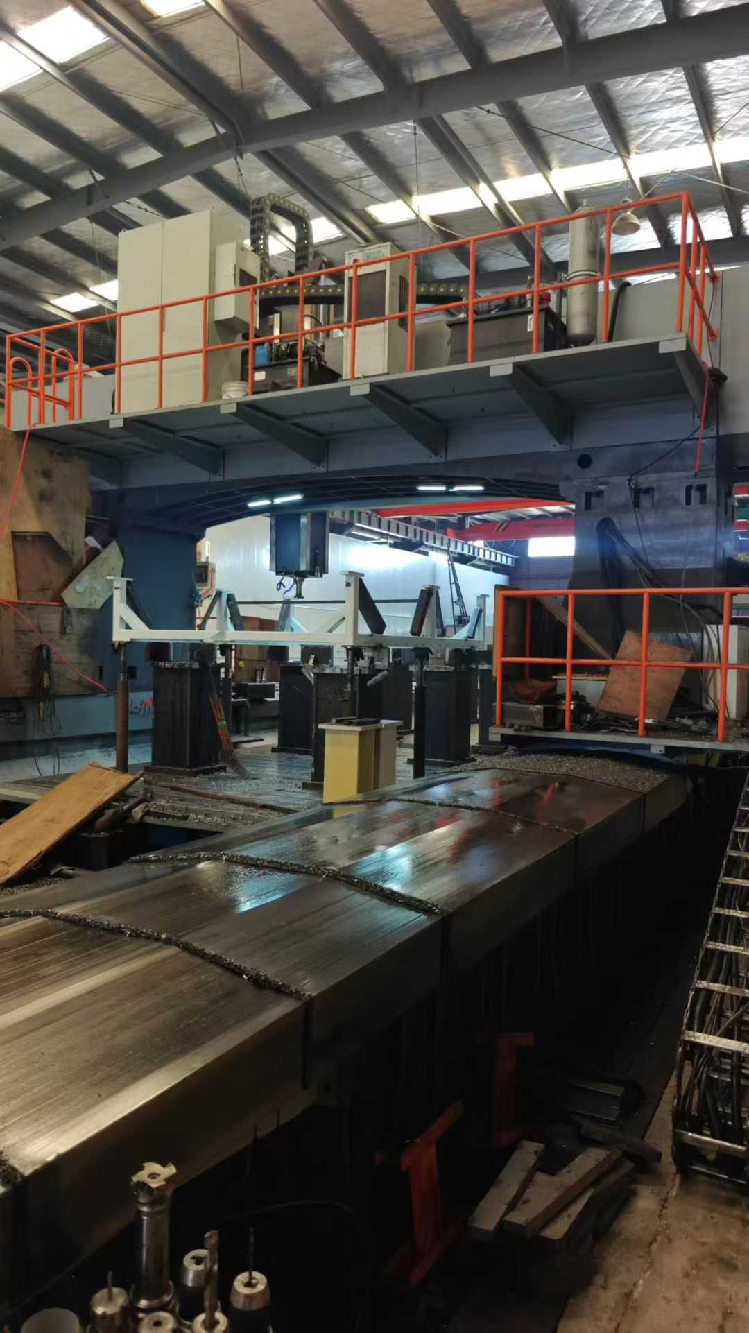 CNC moving column gantry milling machine.