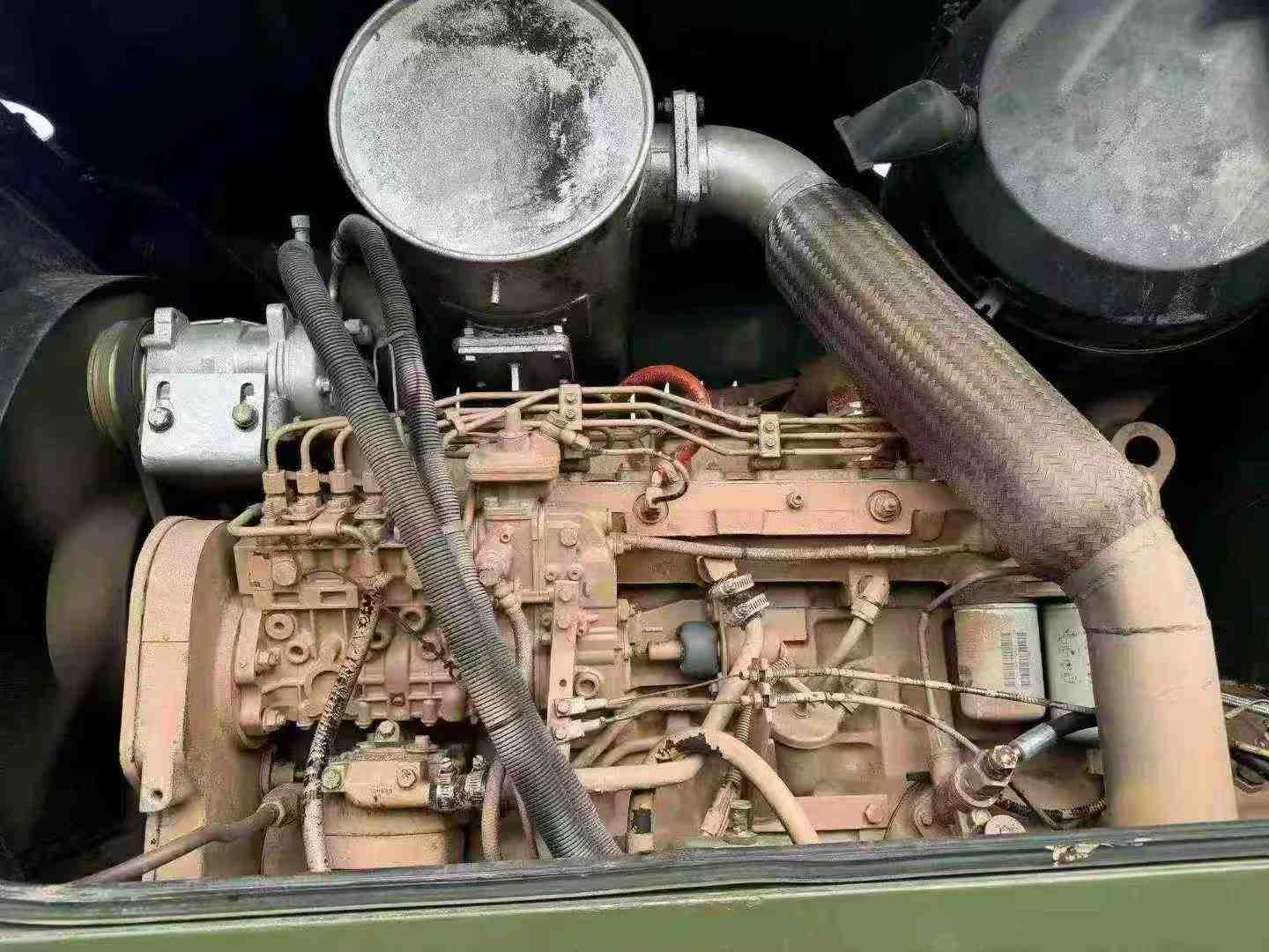 Trench-digging vehicle.