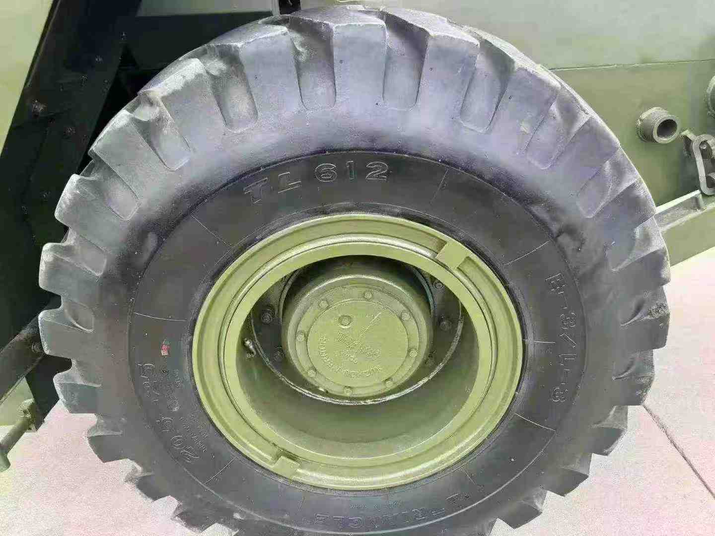 Trench-digging vehicle.