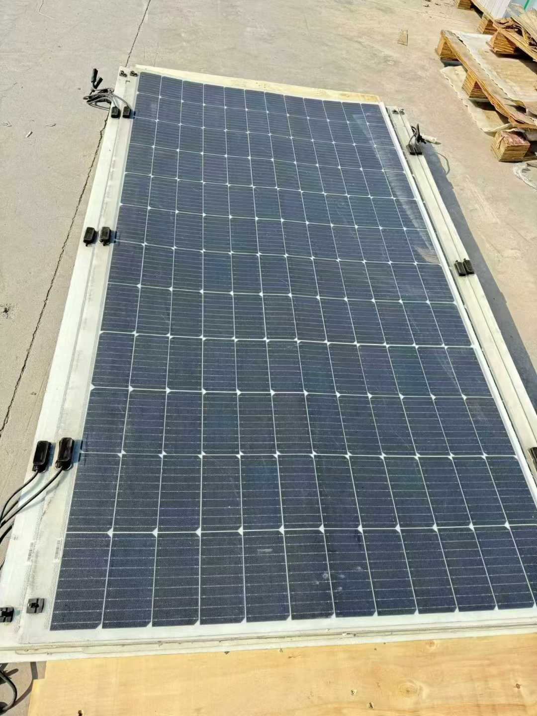 Shangmai 430W Flexible Components Dimensions: 2054*1084*2mm Second-hand dismantling.