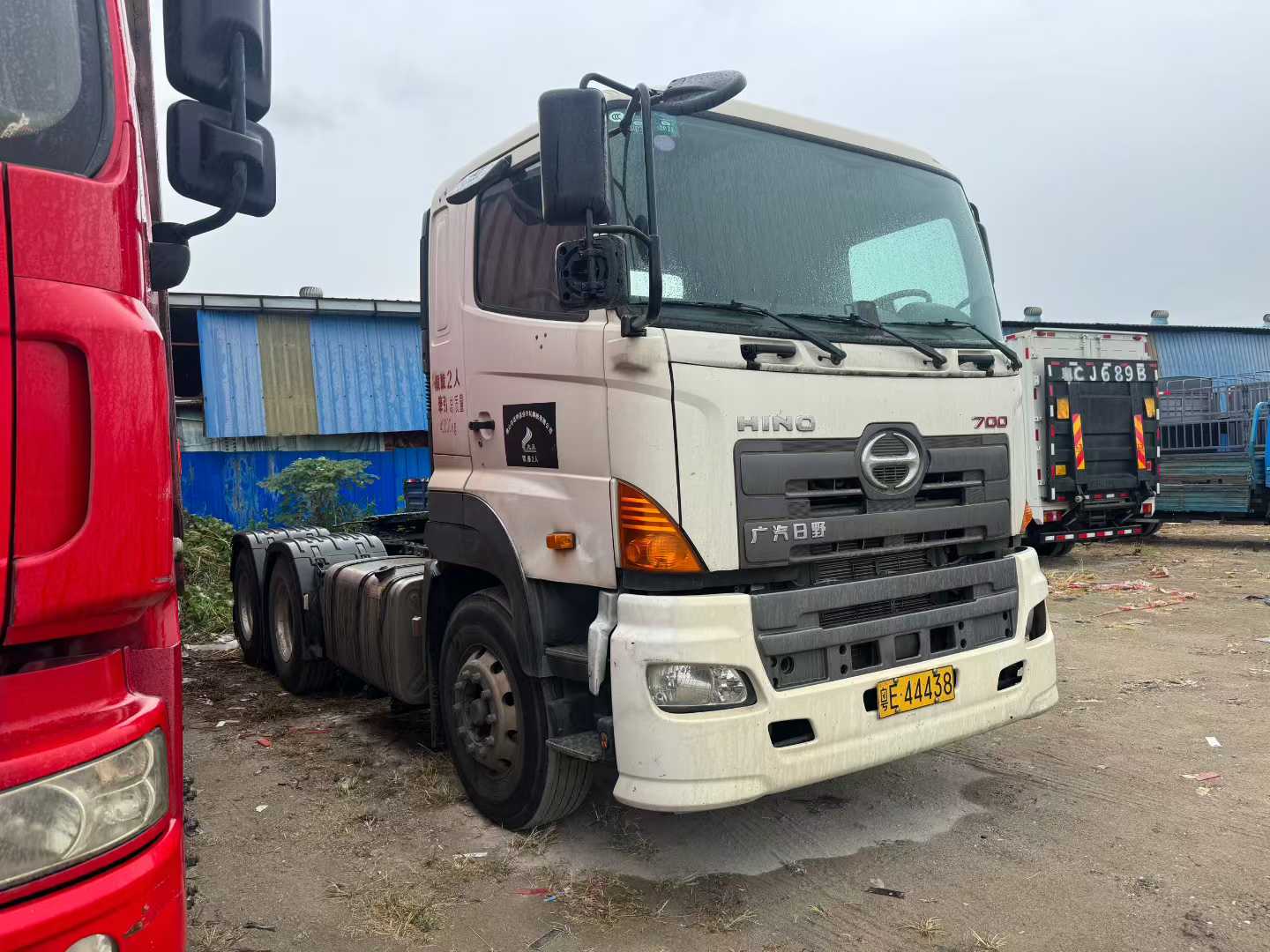 GAC Hino 700, June 2020, 420 horsepower, ZF transmission, full vehicle with aluminum alloy wheels.