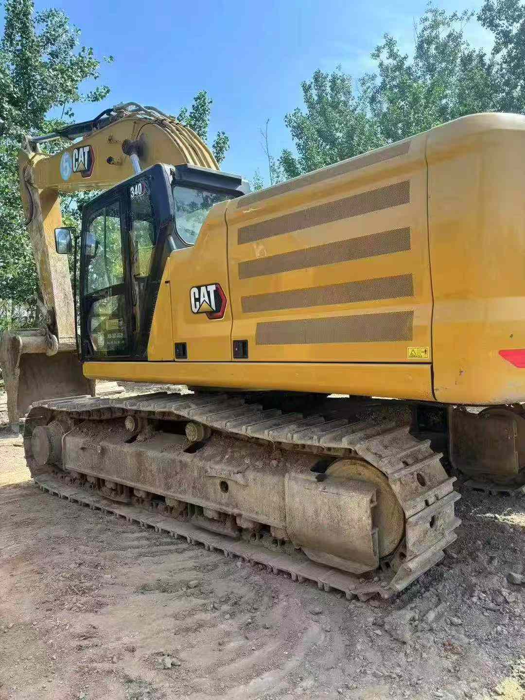 20-year-old premium high-spec Caterpillar 336, enhanced for mining use.