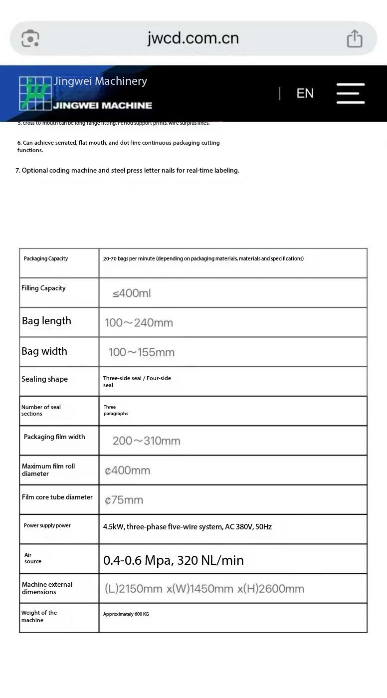 Two Jingwei JG3300 sauce filling machines; the machines have not been used much.