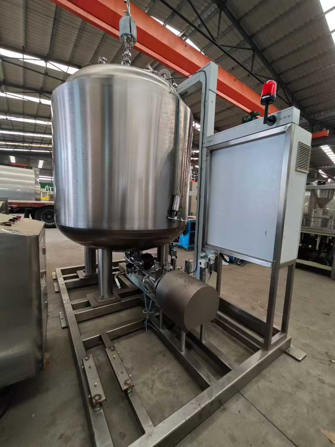 3 tons, 316, CIP cleaning, 1 set.