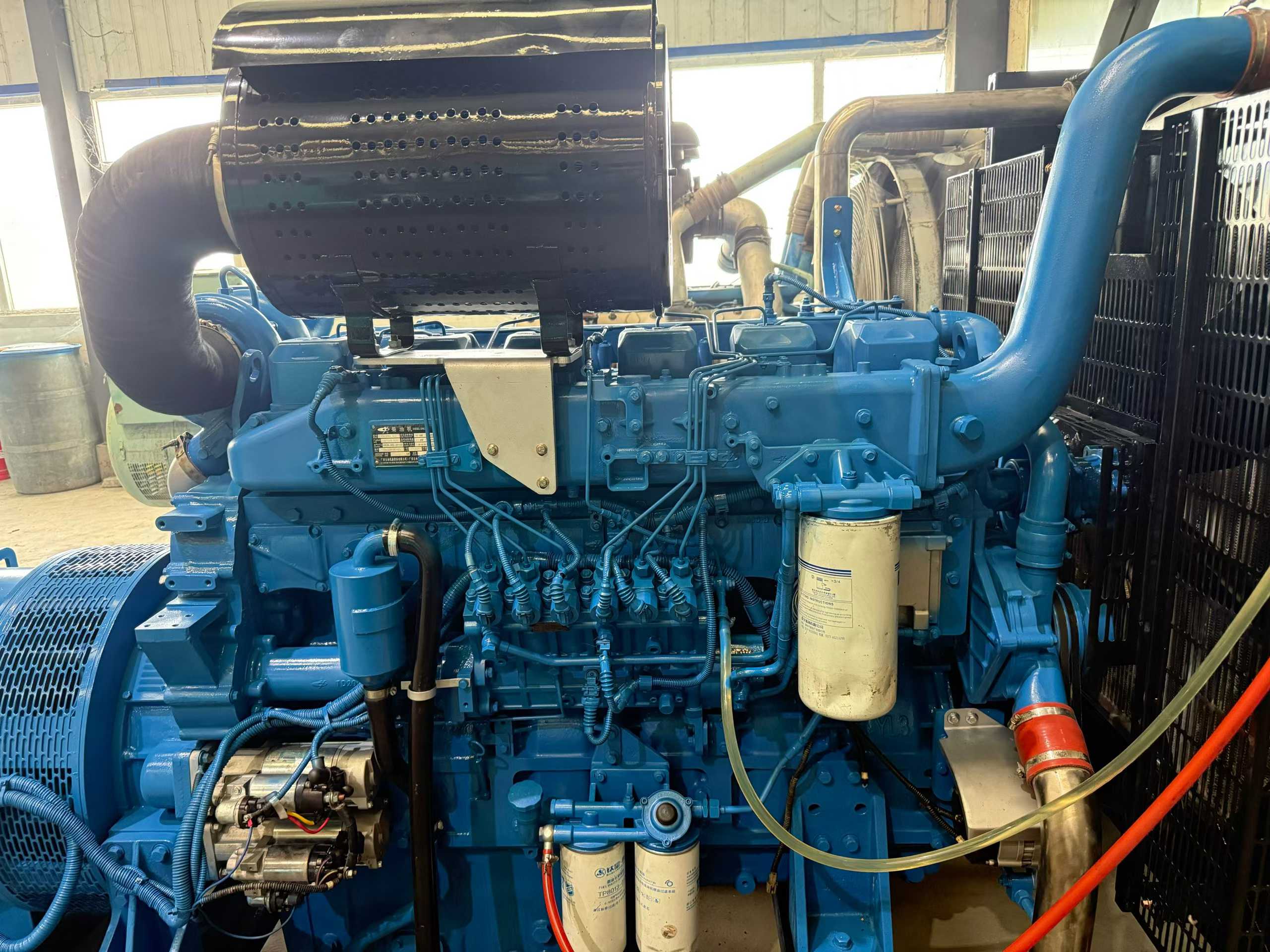 Yuchai 840 paired with Guangxi Yufa’s 600-kilowatt generator set.