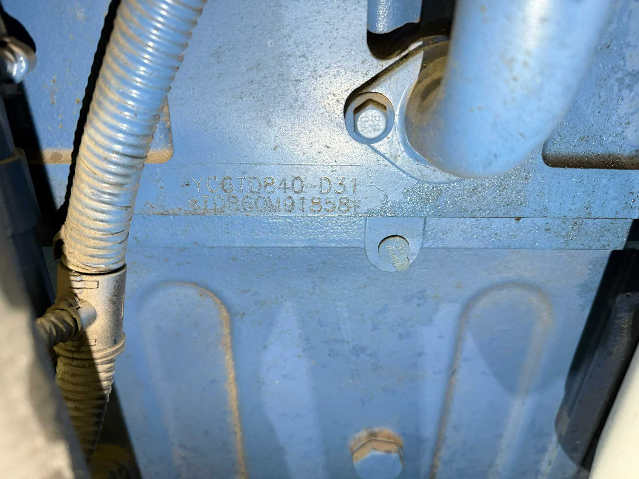 National III electric fuel injection Yuchai 840 engine.