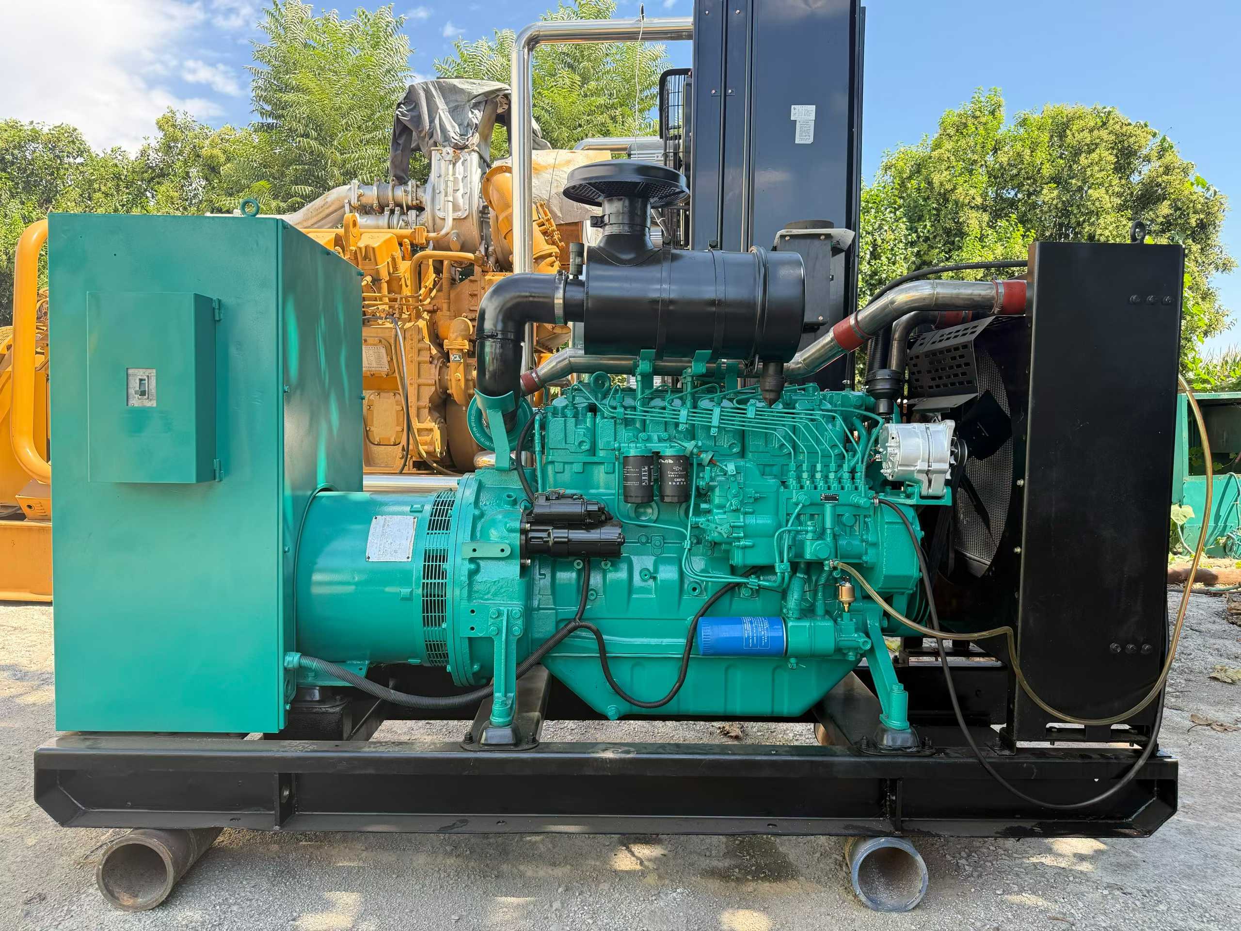 Weichai DEUTZ/Doosan 120 kW generator set, Marathon fully copper brushless motor.