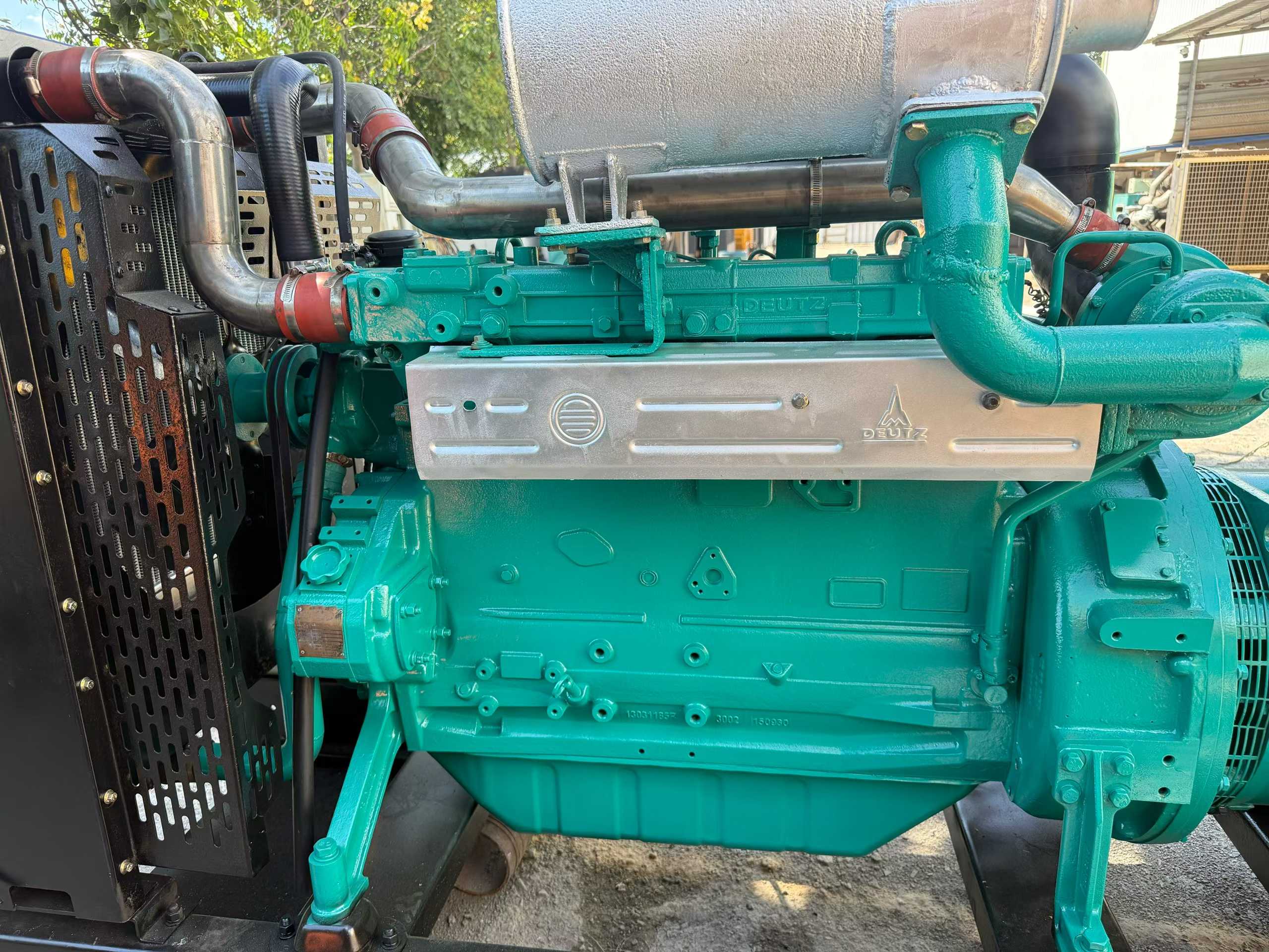 Weichai DEUTZ/Doosan 120 kW generator set, Marathon fully copper brushless motor.