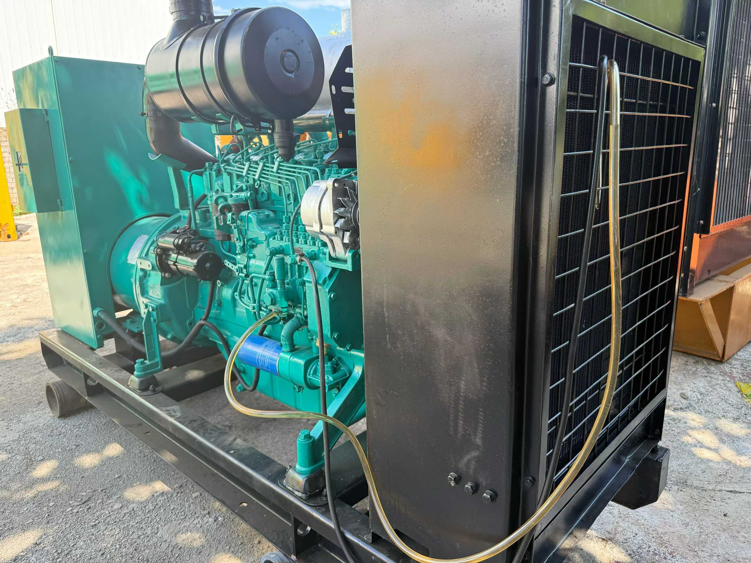 Weichai DEUTZ/Doosan 120 kW generator set, Marathon fully copper brushless motor.