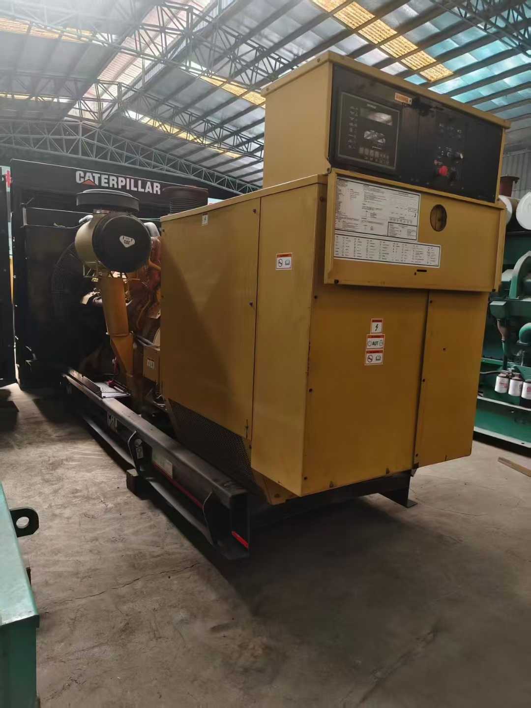 520kw second-hand imported diesel generator set, Caterpillar 3412.