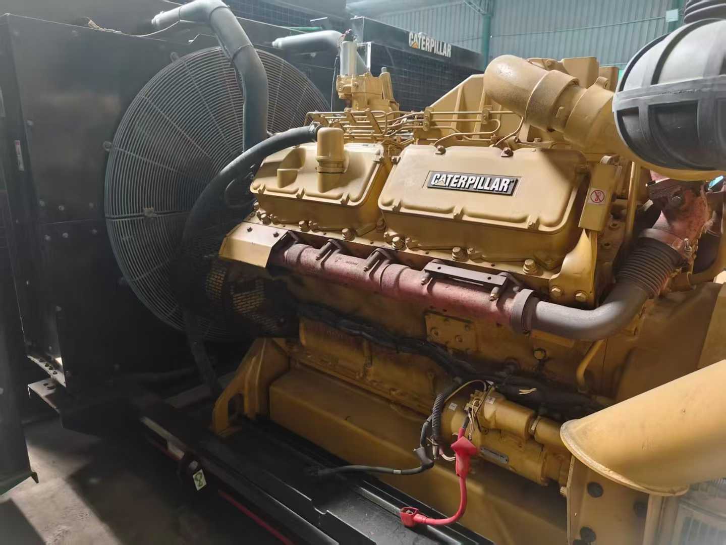 520kw second-hand imported diesel generator set, Caterpillar 3412.
