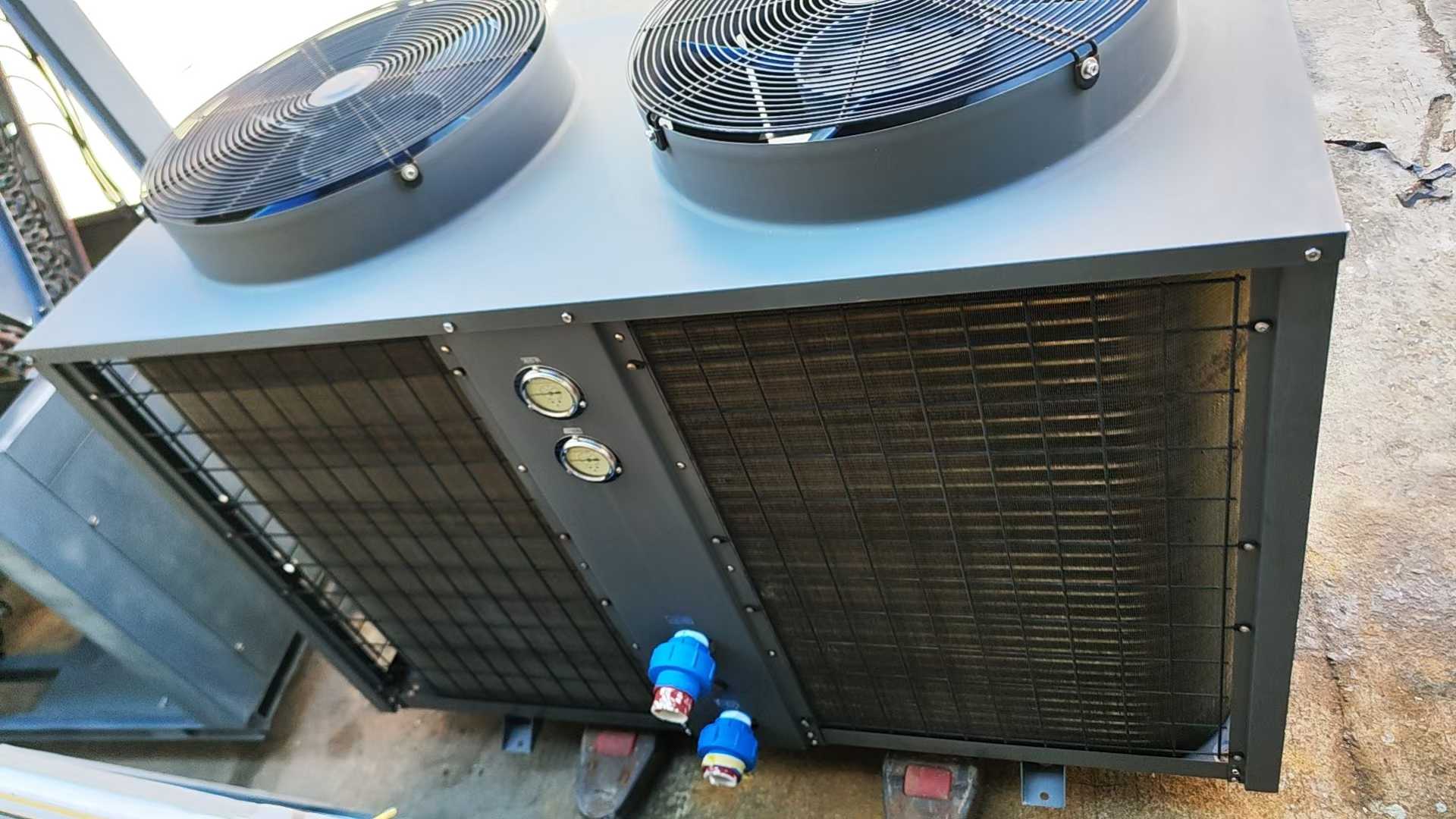 10-horsepower and 15-horsepower pool machines.