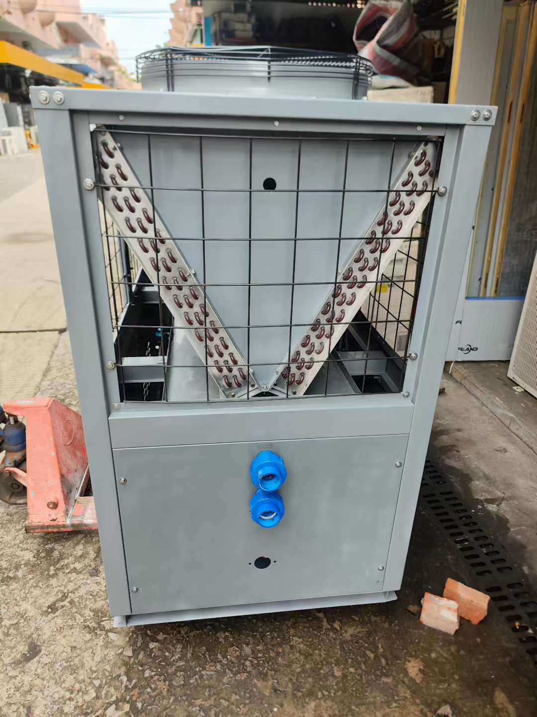 10-horsepower and 15-horsepower pool machines.