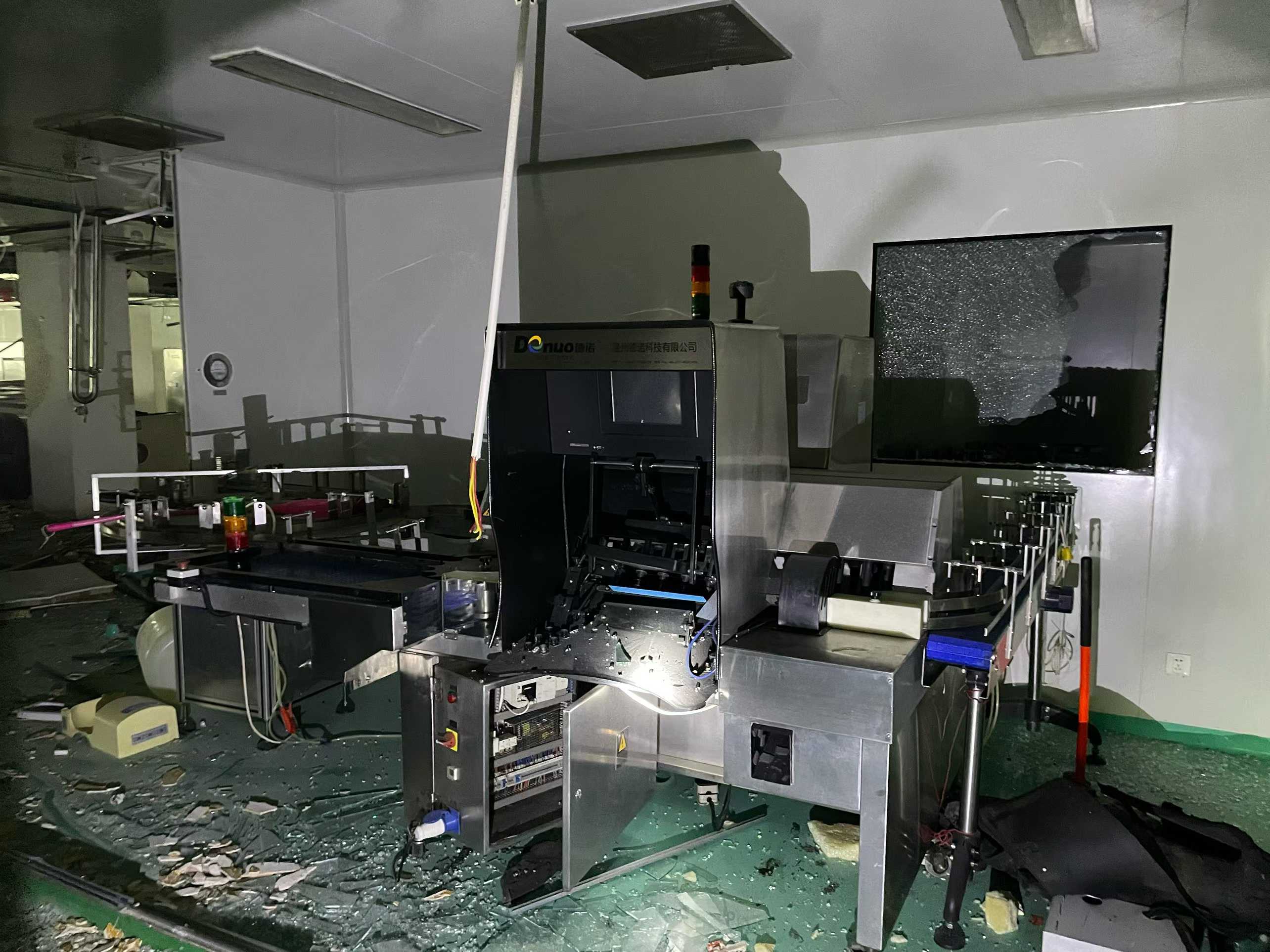 Ultrasonic bottle washing, tunnel sterilization.