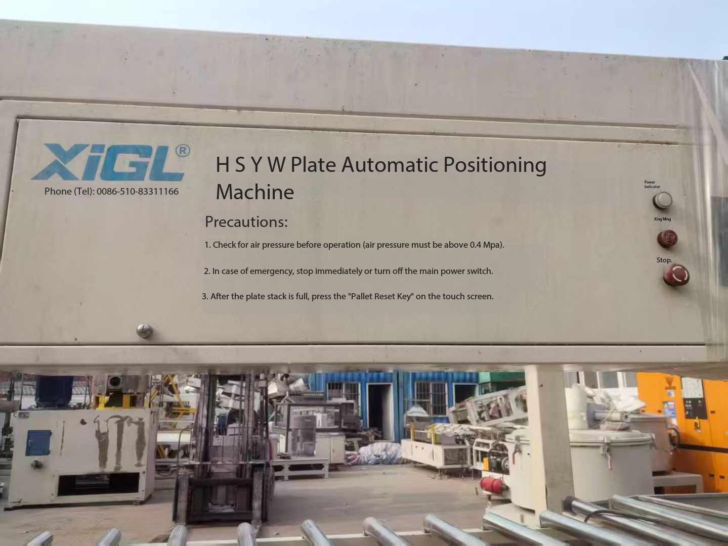 80-65 carbon crystal large panel production line.