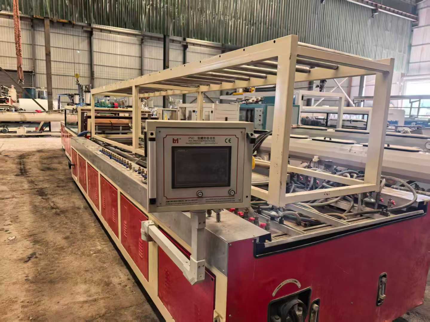 80 machine 800 wide wall panel production line.