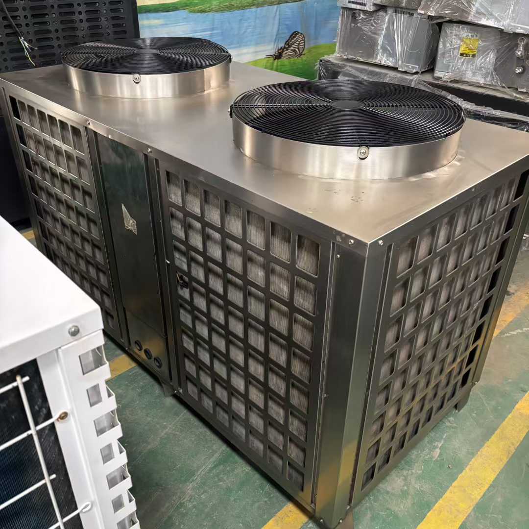 10 units of stainless steel (corrosion-resistant) air source heat pump air energy central water heater.