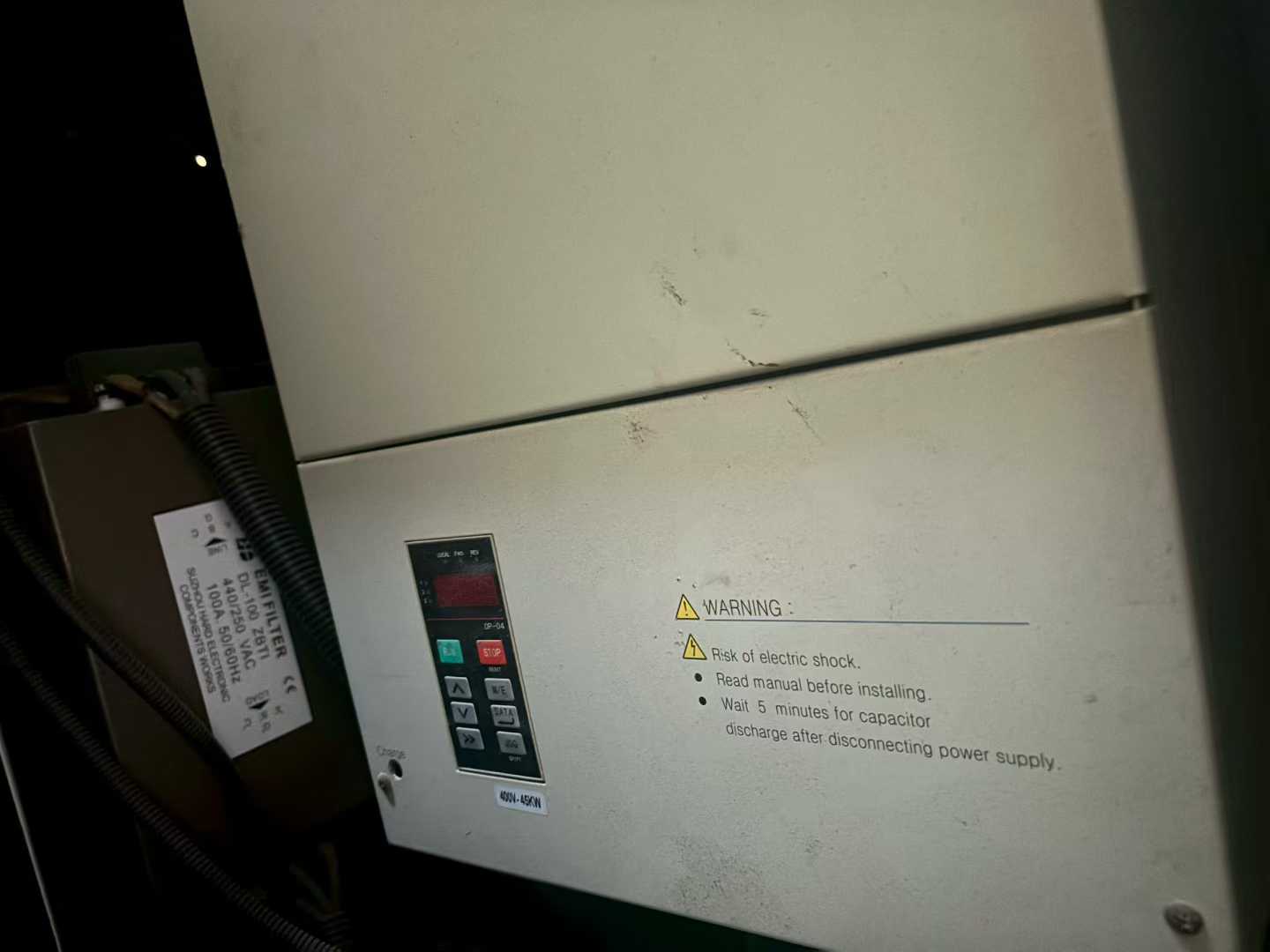 Bochuang 400T servo motor.