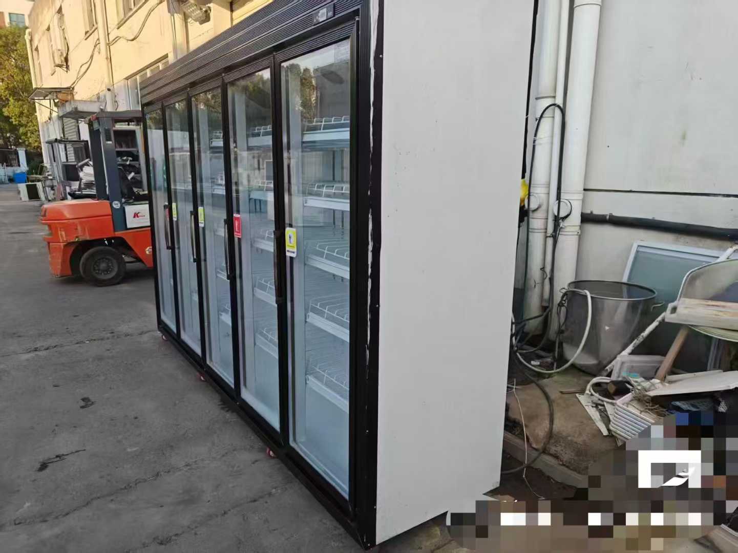 5-door modular beverage cabinet.