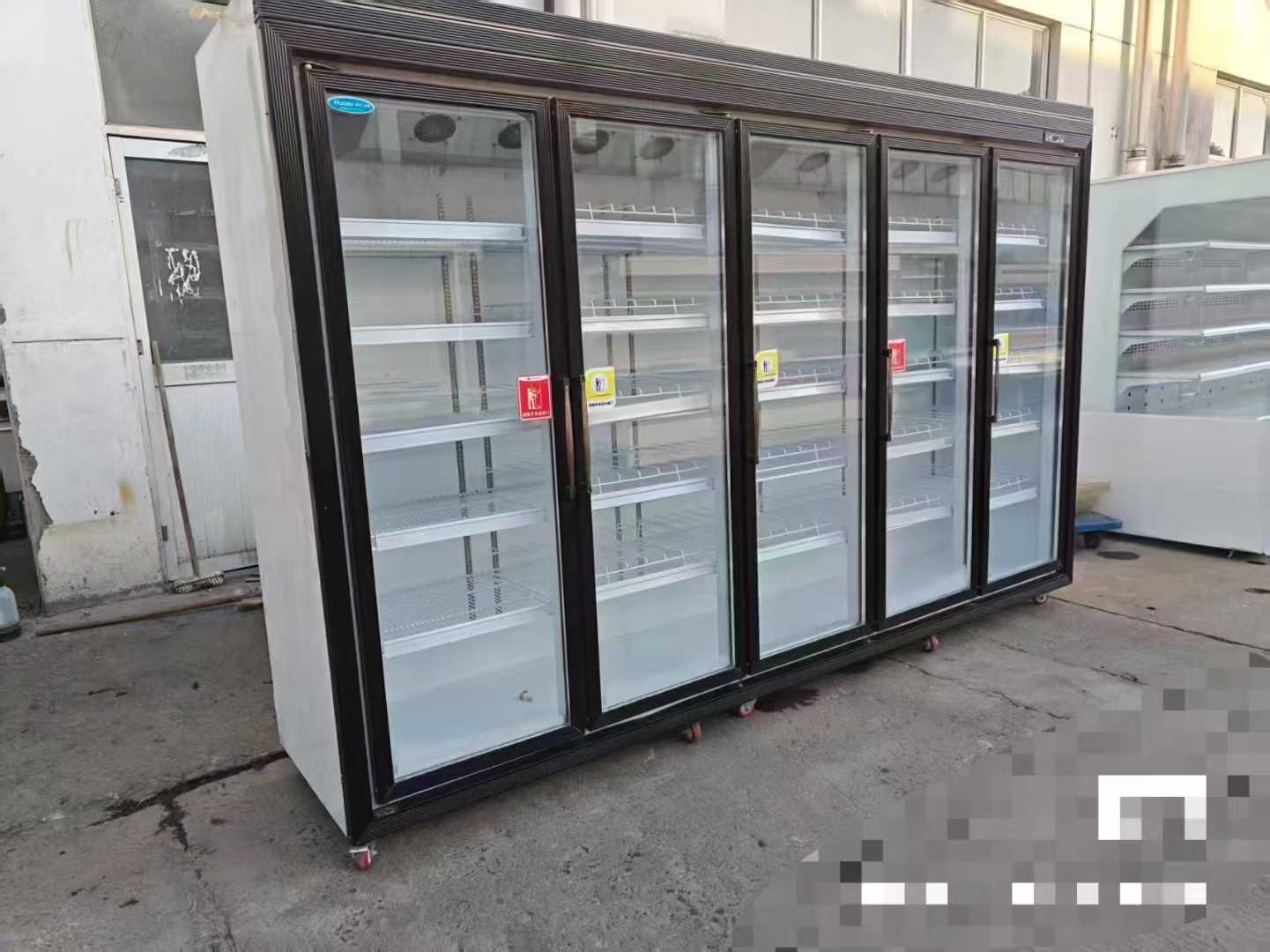 5-door modular beverage cabinet.