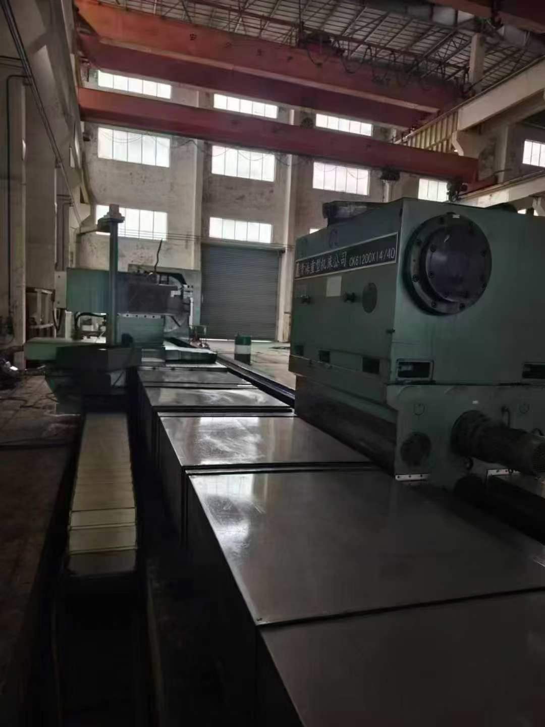 CK61200X14 heavy-duty CNC horizontal lathe! Capacity: 40 tons! Guide rail width: 1.9 meters! Fully closed-loop system! Factory location!