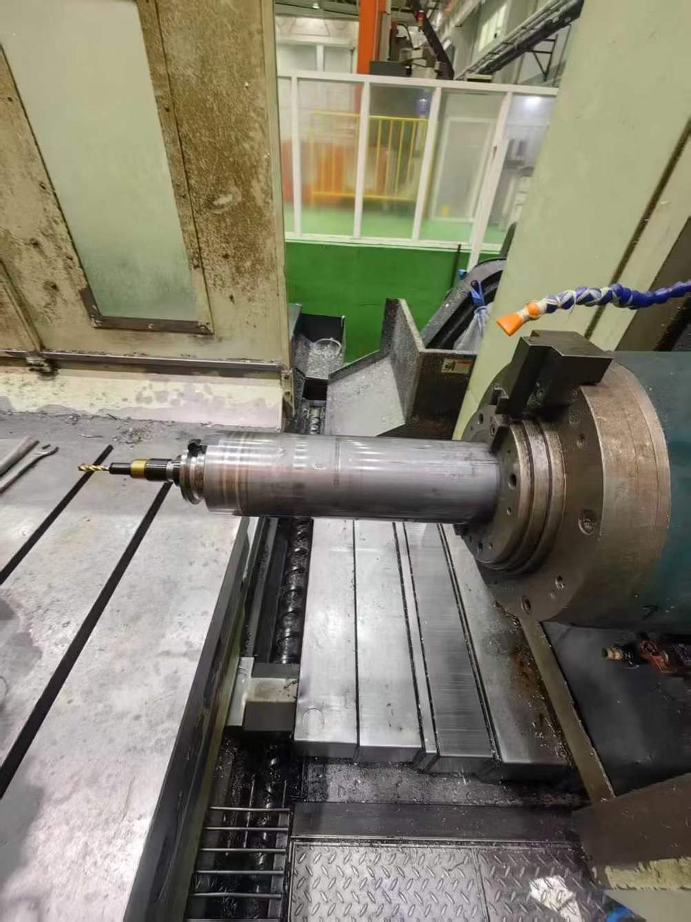 Japanese KURAKI-KBT-13 horizontal boring and milling machine.