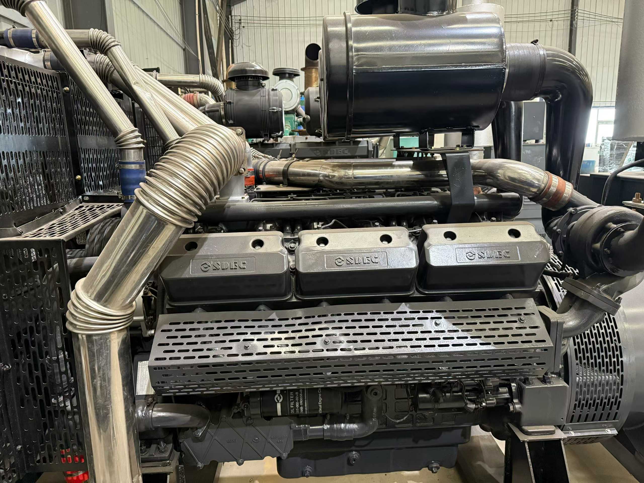 Shangchai SDEC+Ingeng ENGGA 500 kW generator set.