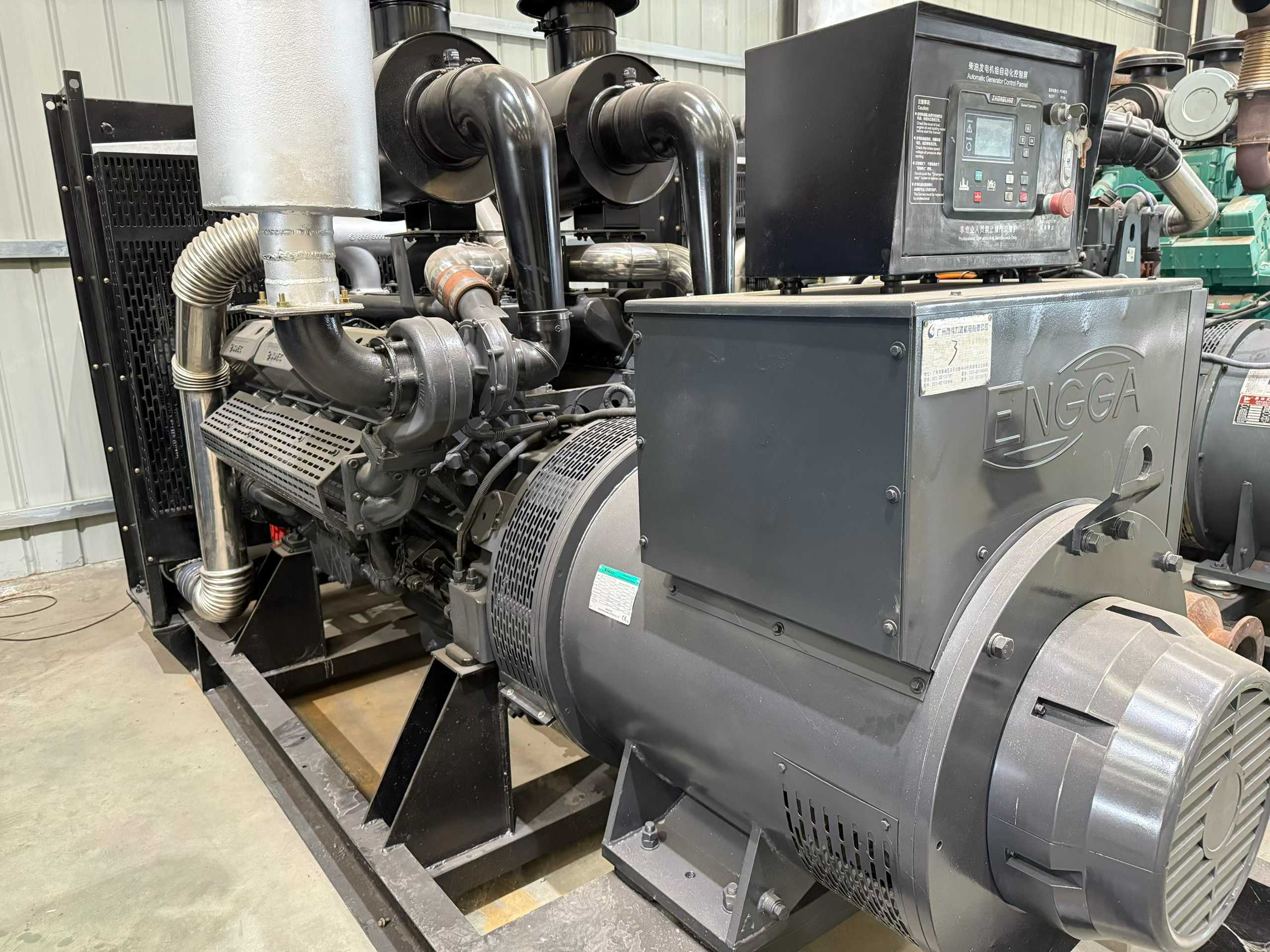 Shangchai SDEC+Ingeng ENGGA 500 kW generator set.