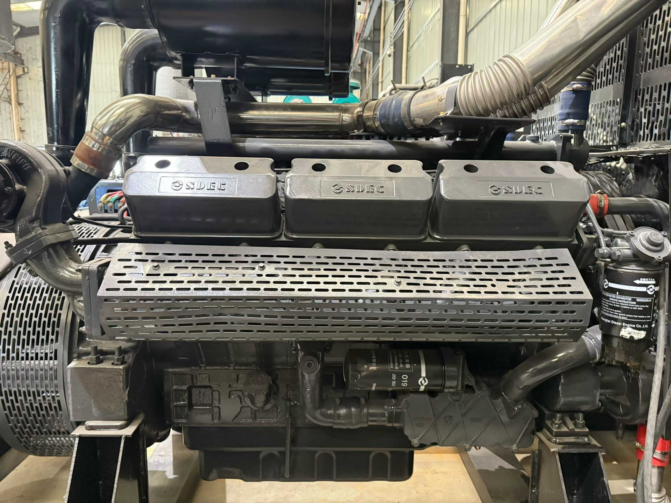 Shangchai SDEC+Ingeng ENGGA 500 kW generator set.
