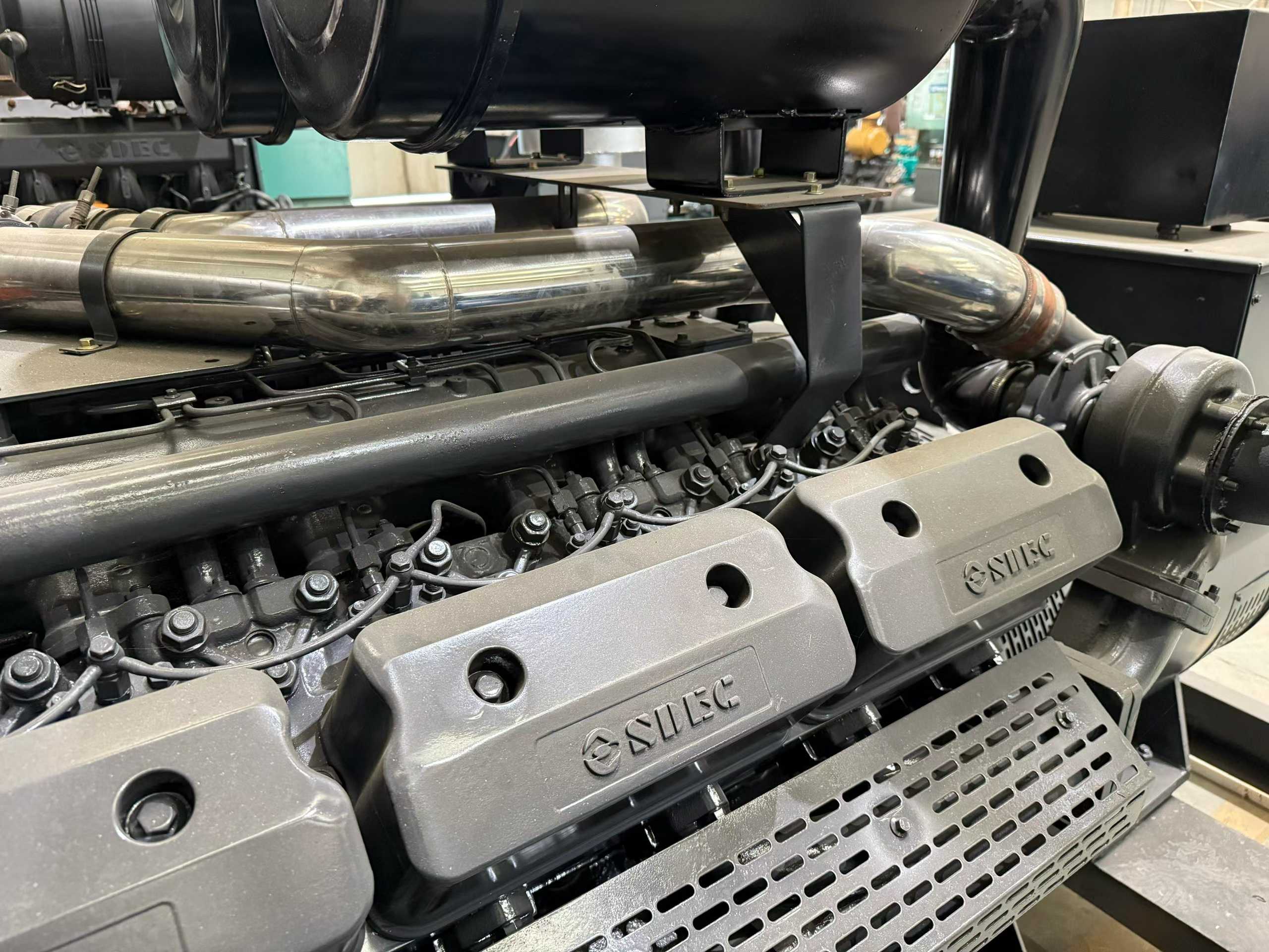 Shangchai SDEC+Ingeng ENGGA 500 kW generator set.